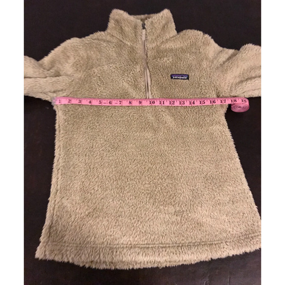Patagonia Women's Los Gatos El Cap Khaki 1/4 Zip Fleece Pullover Top - Small - Picture 7 of 12